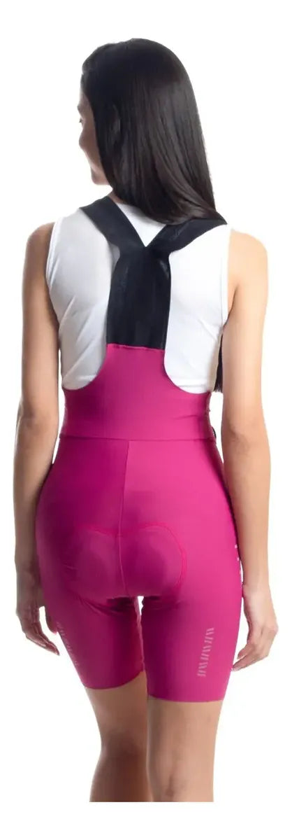 Bretelle Ciclismo Feminino Moove Fucsia Márcio May