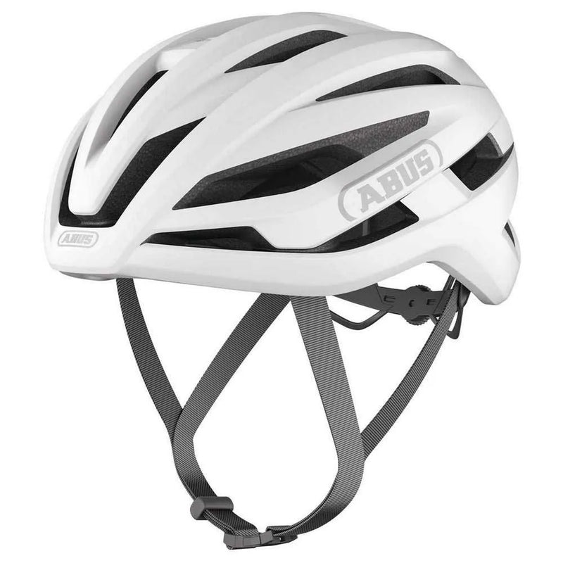 Capacete Ciclismo Aerodinâmico Premium Unissex ABUS StormChaser Branco