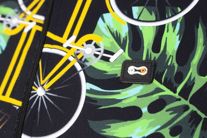Camisa de Ciclismo Feminina Marcio May Funny Tropical Bike