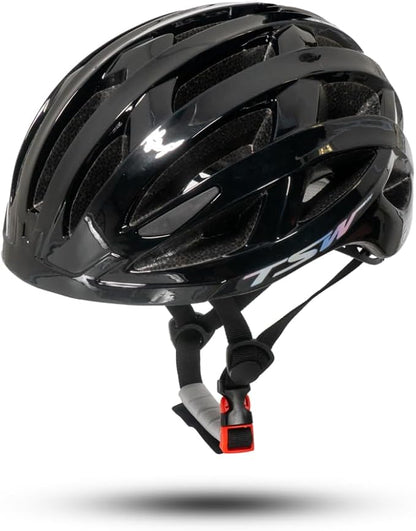 Capacete Ciclismo Bicicleta TSW Team III Ajustável 22 Entradas de Ar - Preto