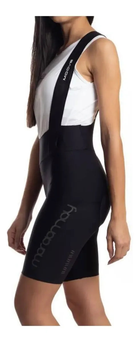 Bretelle Ciclismo Feminino Marcio May Moove Preto