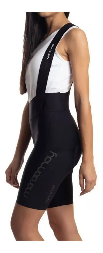 Bretelle Ciclismo Feminino Marcio May Moove Preto