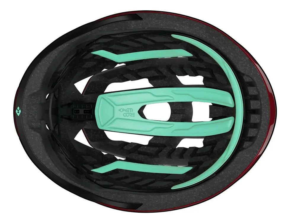 Capacete de Ciclismo Lazer Z1 KinetiCore Vermelho – Ultraleve e Proteção 5 Estrelas