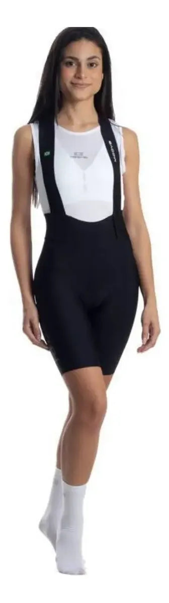 Bretelle Ciclismo Feminino Marcio May Moove Preto