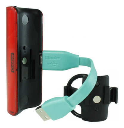 Sinalizador Traseiro de Bicicleta Knog Cobber Médio USB 170 Lúmens
