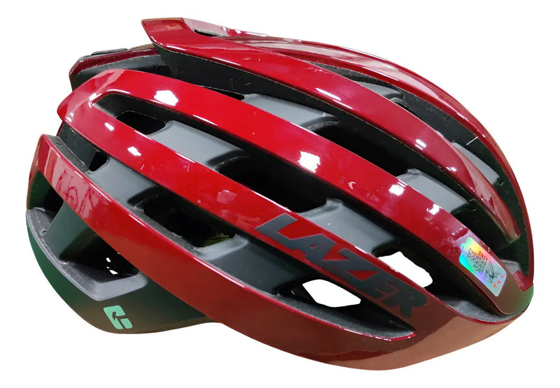 Capacete de Ciclismo Lazer Z1 KinetiCore Vermelho – Ultraleve e Proteção 5 Estrelas