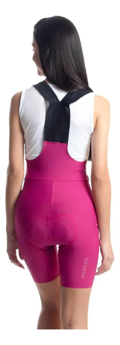 Bretelle Ciclismo Feminino Moove Fucsia Márcio May