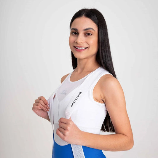 Bretelle Ciclismo Feminino Marcio May Moove - AZUL