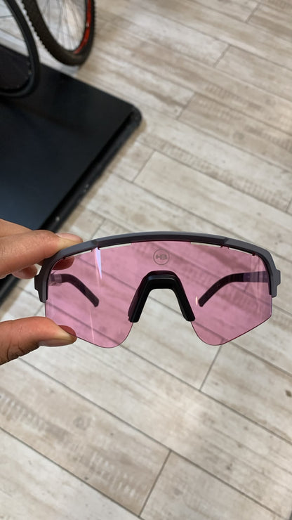 Óculos de Sol HB Edge R Matte Moonstone/ Nose M Black Pink
