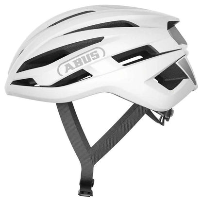Capacete Ciclismo Aerodinâmico Premium Unissex ABUS StormChaser Branco